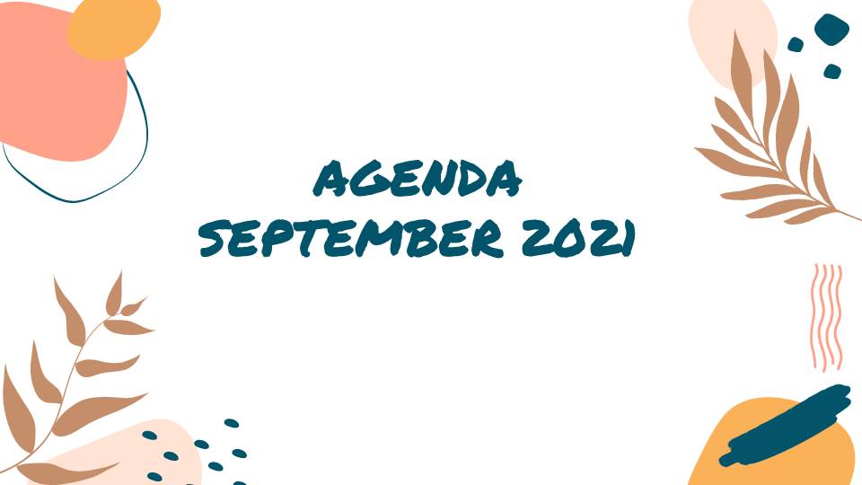 Agenda Bulan September