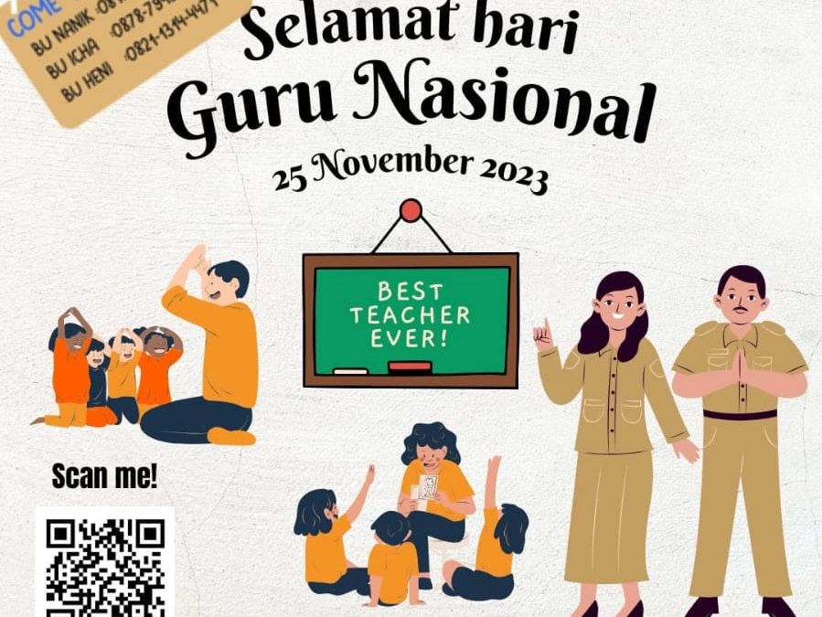HARI GURU NASIONAL SMP STRADA PELITA PEJOMPONGAN