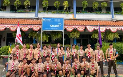 Upacara Hari Pramuka SMP Strada Pelita Pejompongan